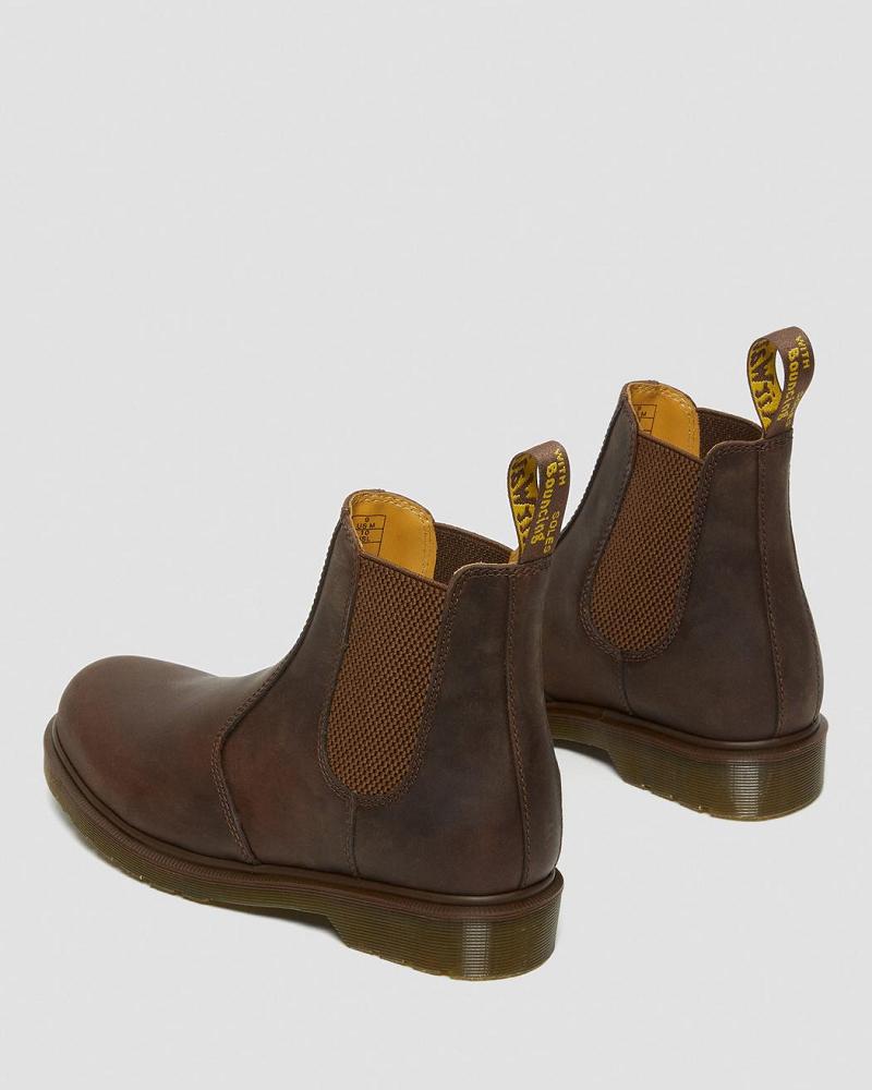 Botines Dr Martens 2976 Crazy Horse Cuero Hombre Marrom | MX 380VRW